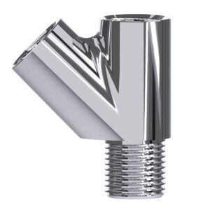 T LATAO CROMADO 45(TIPO Y) ROSCA MxF 1/2    BLUKIT