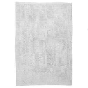 TAPETE TECIDO EM MICROFIBRA BRANCO  ASTRA