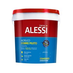 TINTA ACRILICA COBRE MUITO BRANCO FOSCO 18LTS  ALESSI