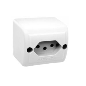 TOMADA SOBREP RET  2P+T BR 10A    LORENZETTI