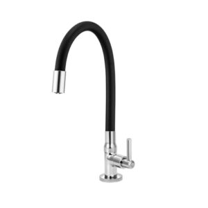 TORNEIRA COZINHA BANCADA BICA FLEXIVEL 5/8'' BLACK 1968 C70