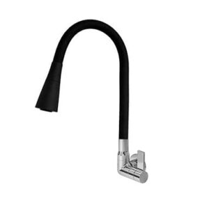 TORNEIRA COZINHA PAREDE FLEXIVEL BICA JATO BLACK 4868 C70