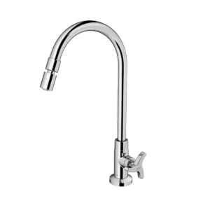 TORNEIRA LAVATORIO CANO ALTO ULTRA POP 1/4  BANCA 4190 C 38