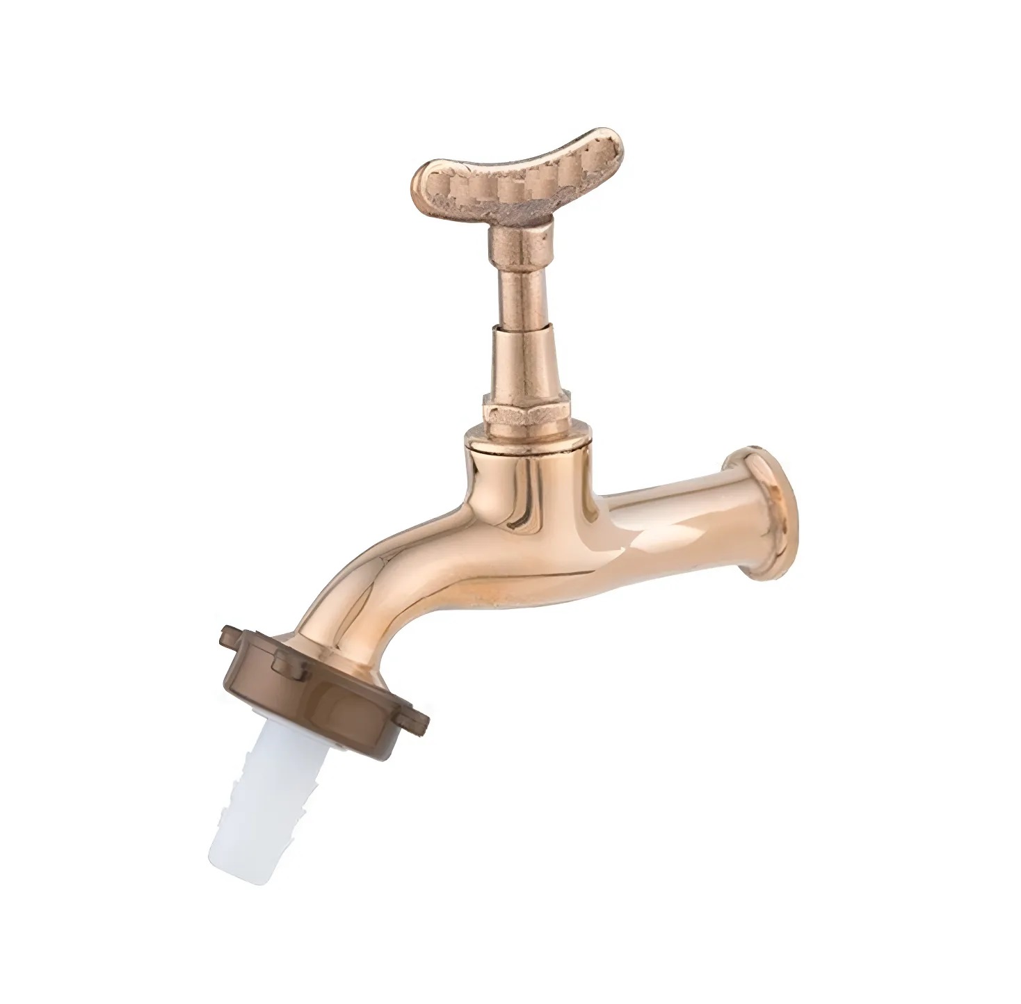 TORNEIRA TANQUE AMARELA STANDER BICO ABS 12CM 1/2X3/4 1130