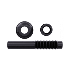 TUBO LIGACAO AJUSTAVEL BLACK P/ VASO SANITARIO DN38 x 26CM  BLUKIT