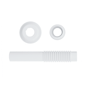 TUBO LIGACAO BRANCO  AJUST P/VS 260MM  BLUKIT