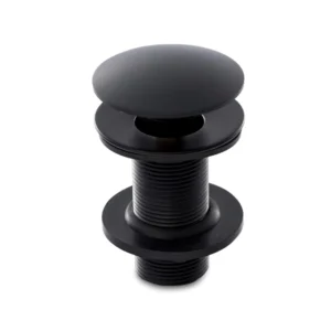 VALVULA LAVATORIO CLICK LUXO PRETO FOSCO 8 CM - 7/8 ''91617