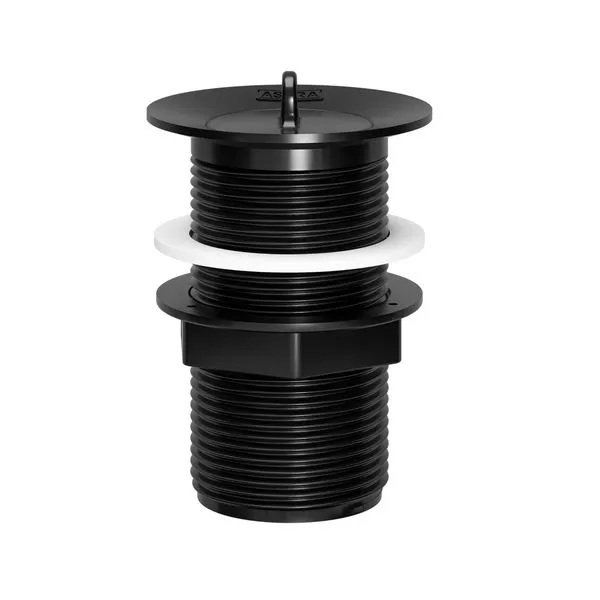 VALVULA TANQUE 1 1/4'' PRETA ASTRA