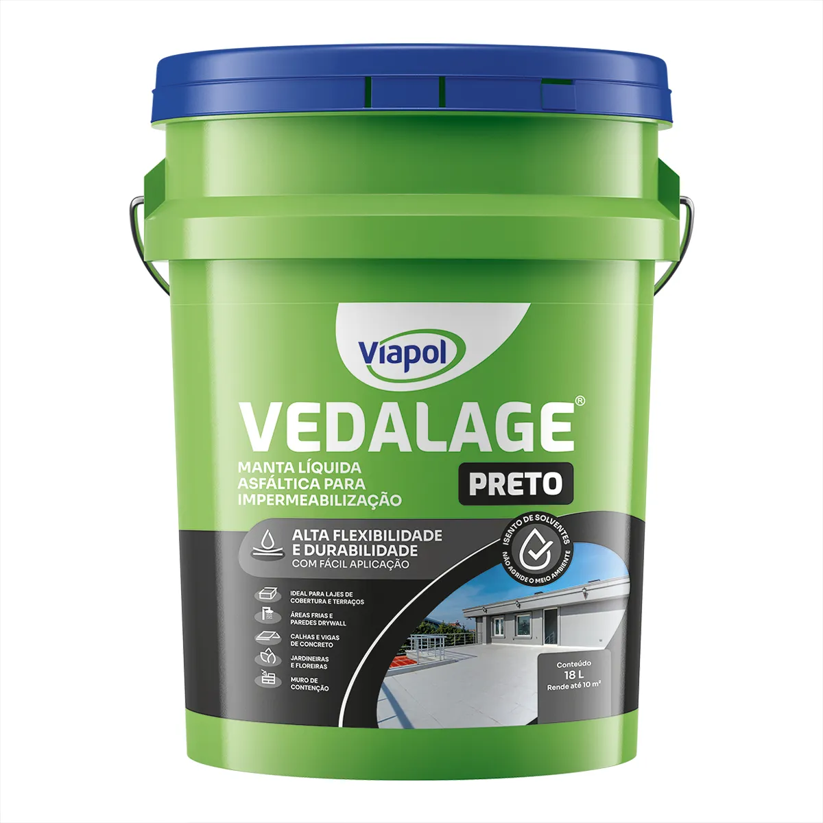 VEDALAGE PRETO BD 18 L (VIAFLEX)
